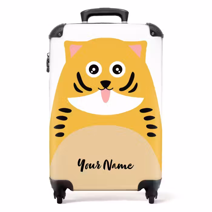 Suitcase with name - Kaatje cat
