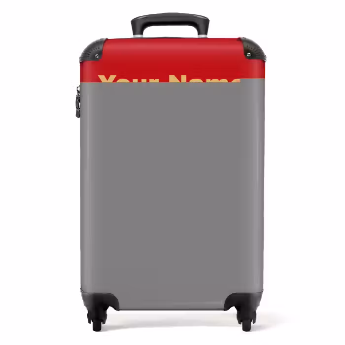 Suitcase with name - Morocco home jersey