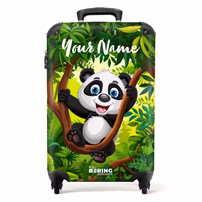 Suitcase with name - Pedro panda