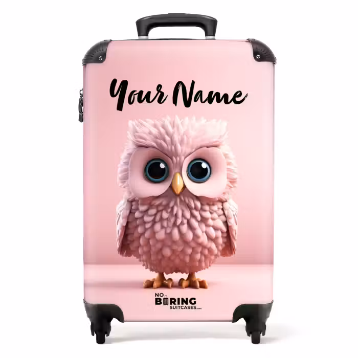 Suitcase with name - Pink Hustler