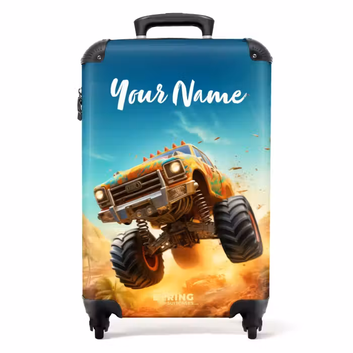 Suitcase with name - Sand Runner