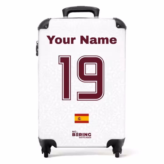 Suitcase with name - Spain away jersey