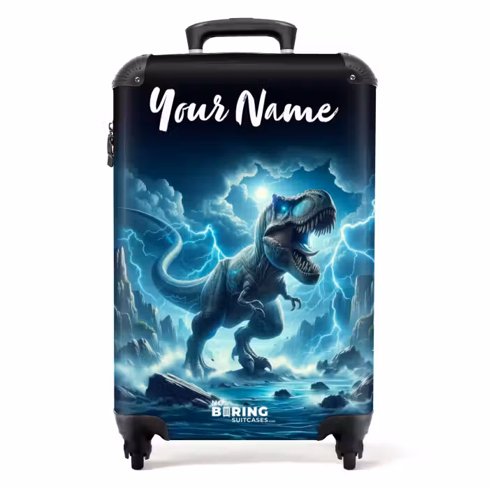 Suitcase with name - Thunderclap dino