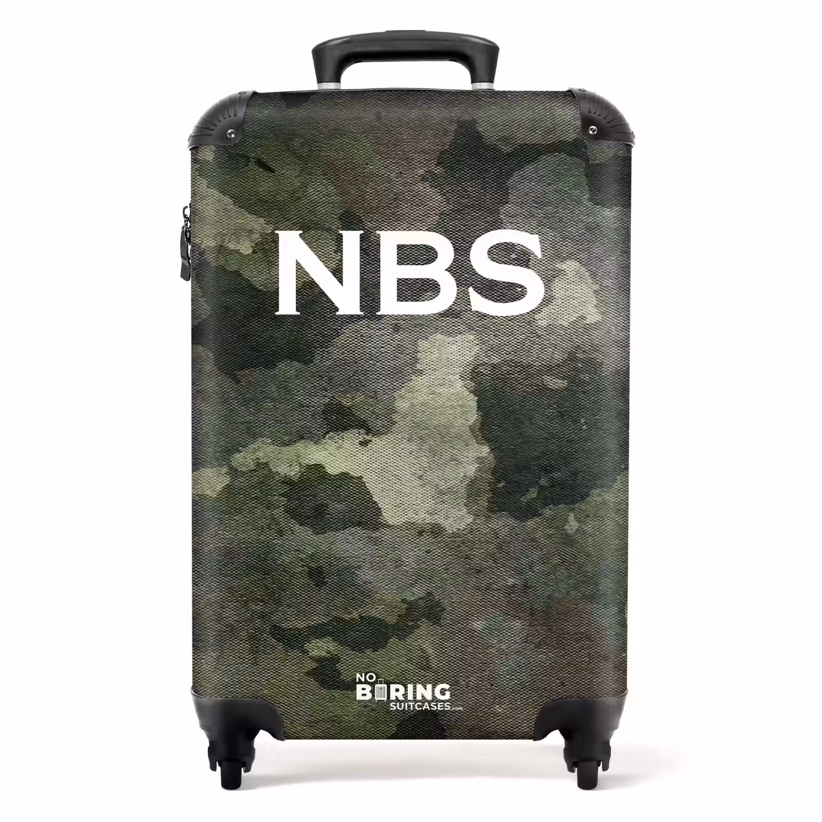 Suitcase - Green camouflage pattern — 1