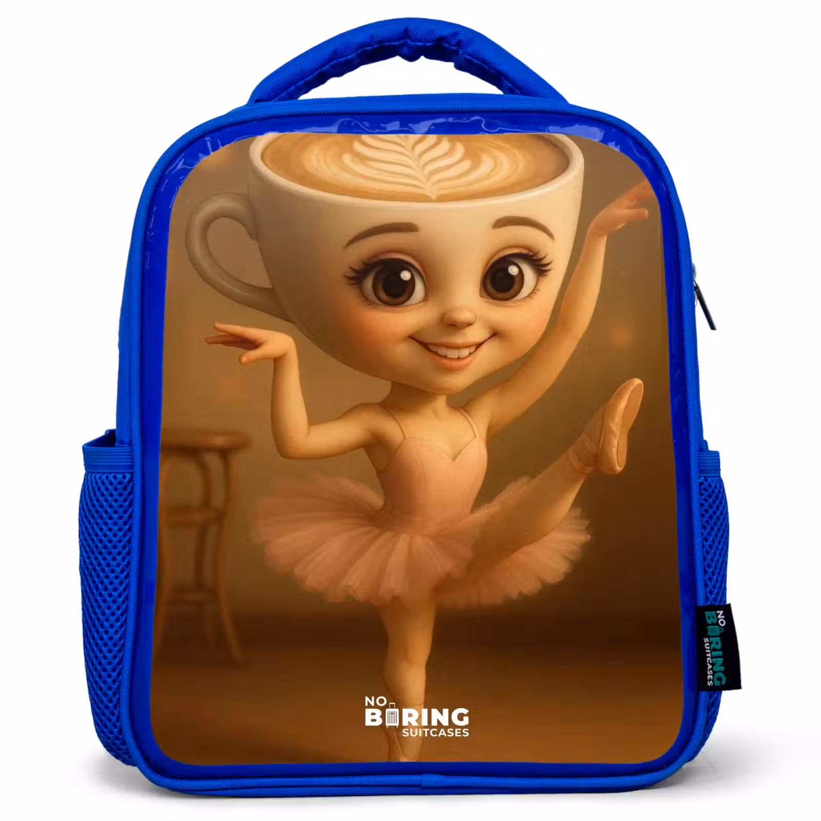 Kids backpack - Blue - Ballerina Cappuccina — 1