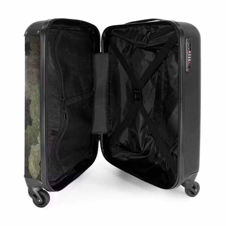Suitcase - Green camouflage pattern — 2