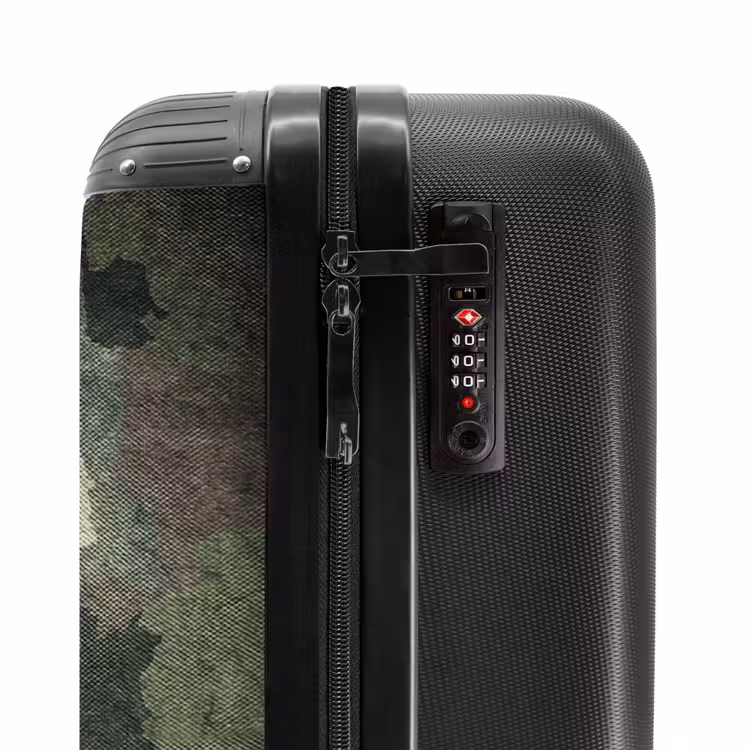 Suitcase - Green camouflage pattern — 3
