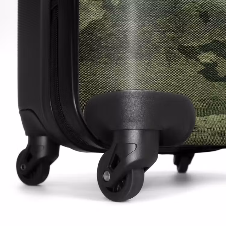 Suitcase - Green camouflage pattern — 6