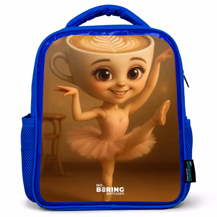 Kids backpack - Blue - Ballerina Cappuccina — 1