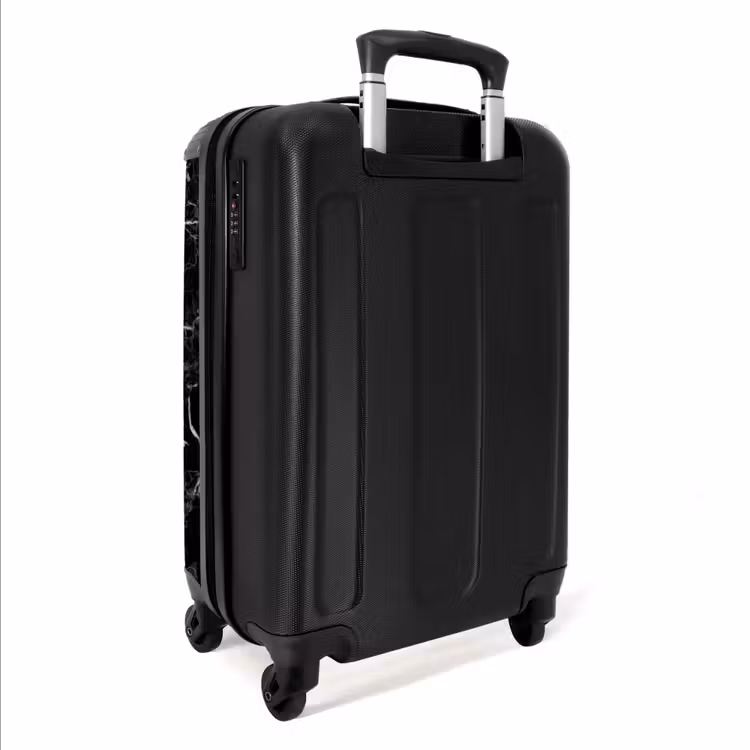 Suitcase - Black marble 755h white veins — 5