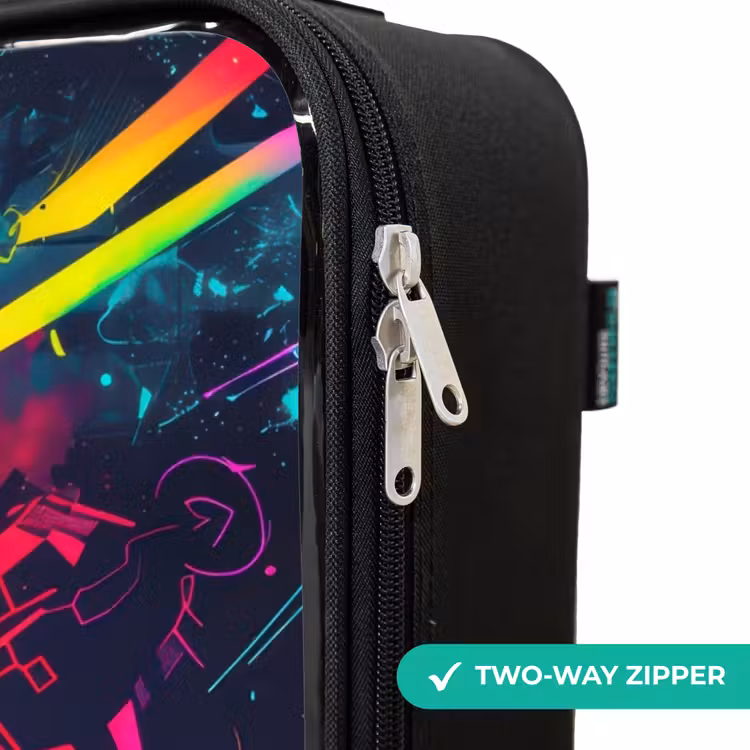 Children's suitcase - Street soccer in space colors — 5