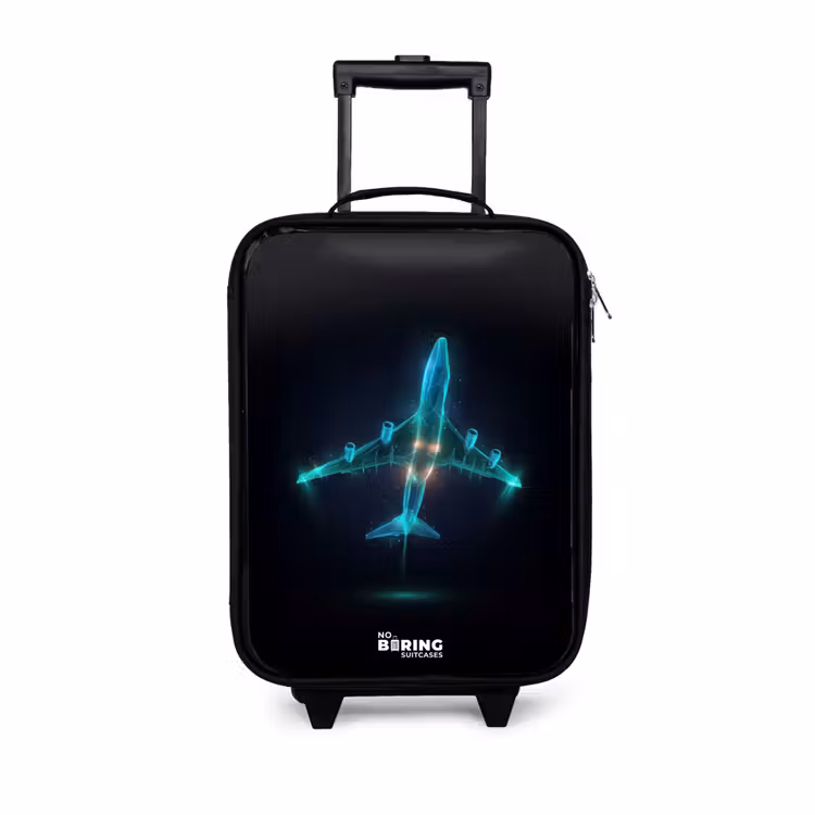 Children's suitcase - Luminous airplane — 1