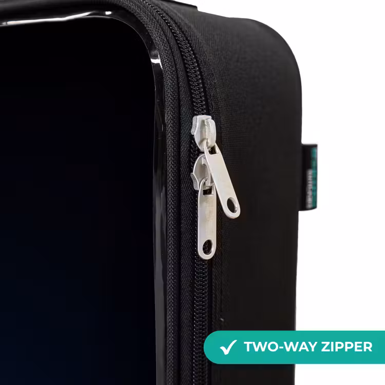 Children's suitcase - Neon silhouette of a chimpanzee — 5