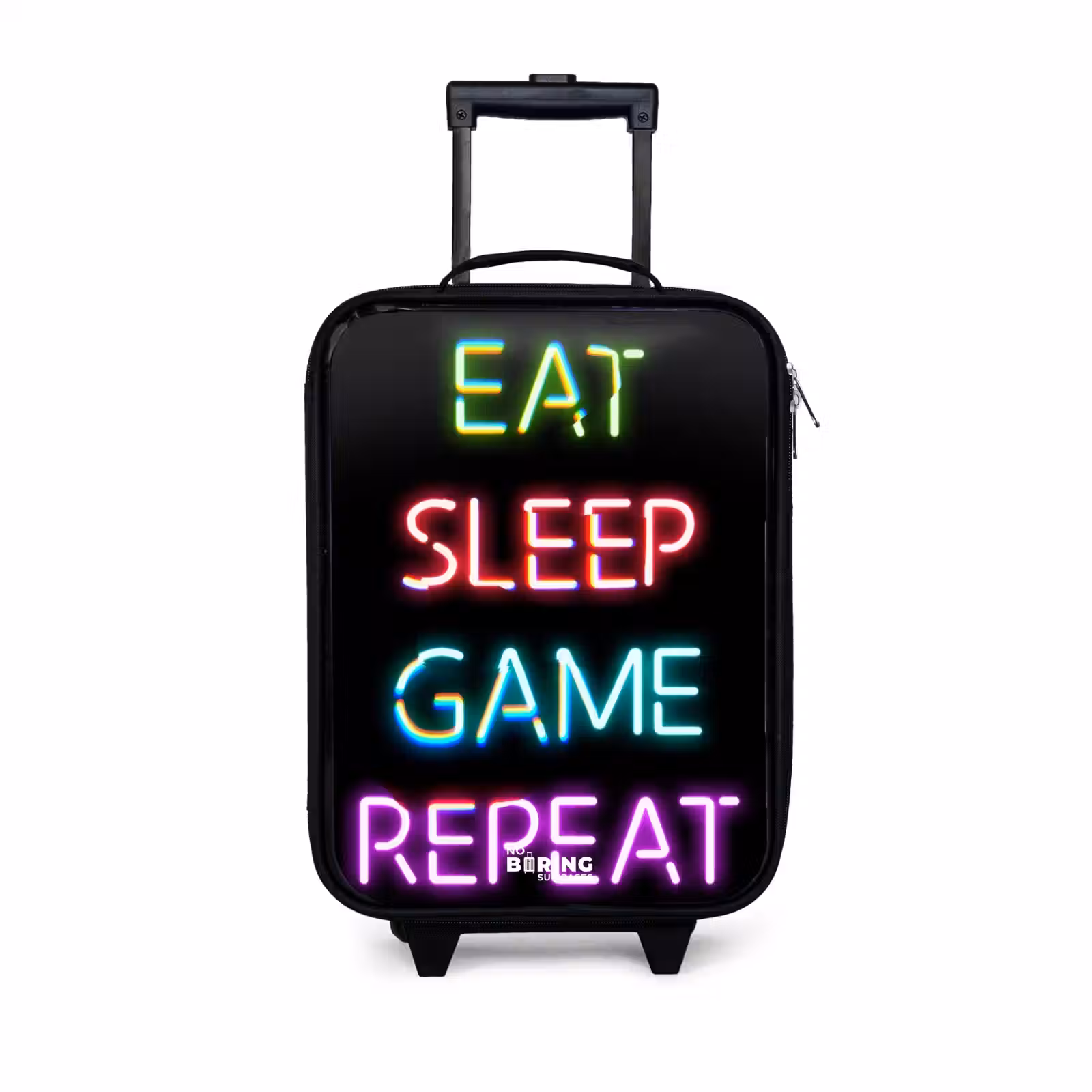 Children's suitcase - Qoute with neon lights — 1