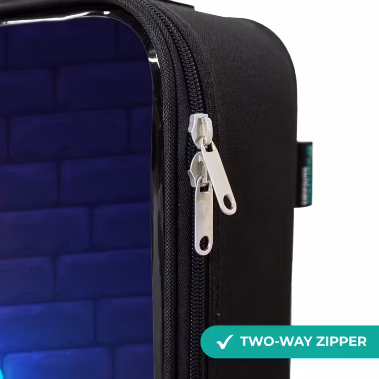 Children's suitcase - Neon letters on a brick wall — 5