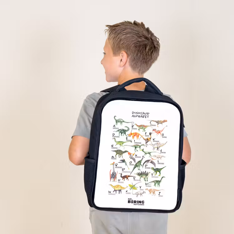 Kids backpack - Alphabet of dinosaurs — 2