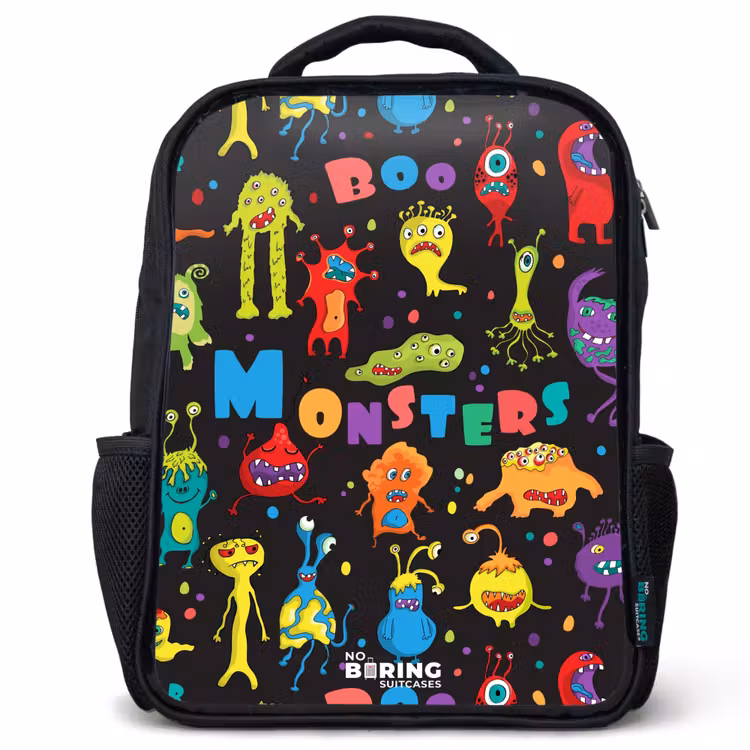 Kids backpack - Black - Pattern of samples — 1