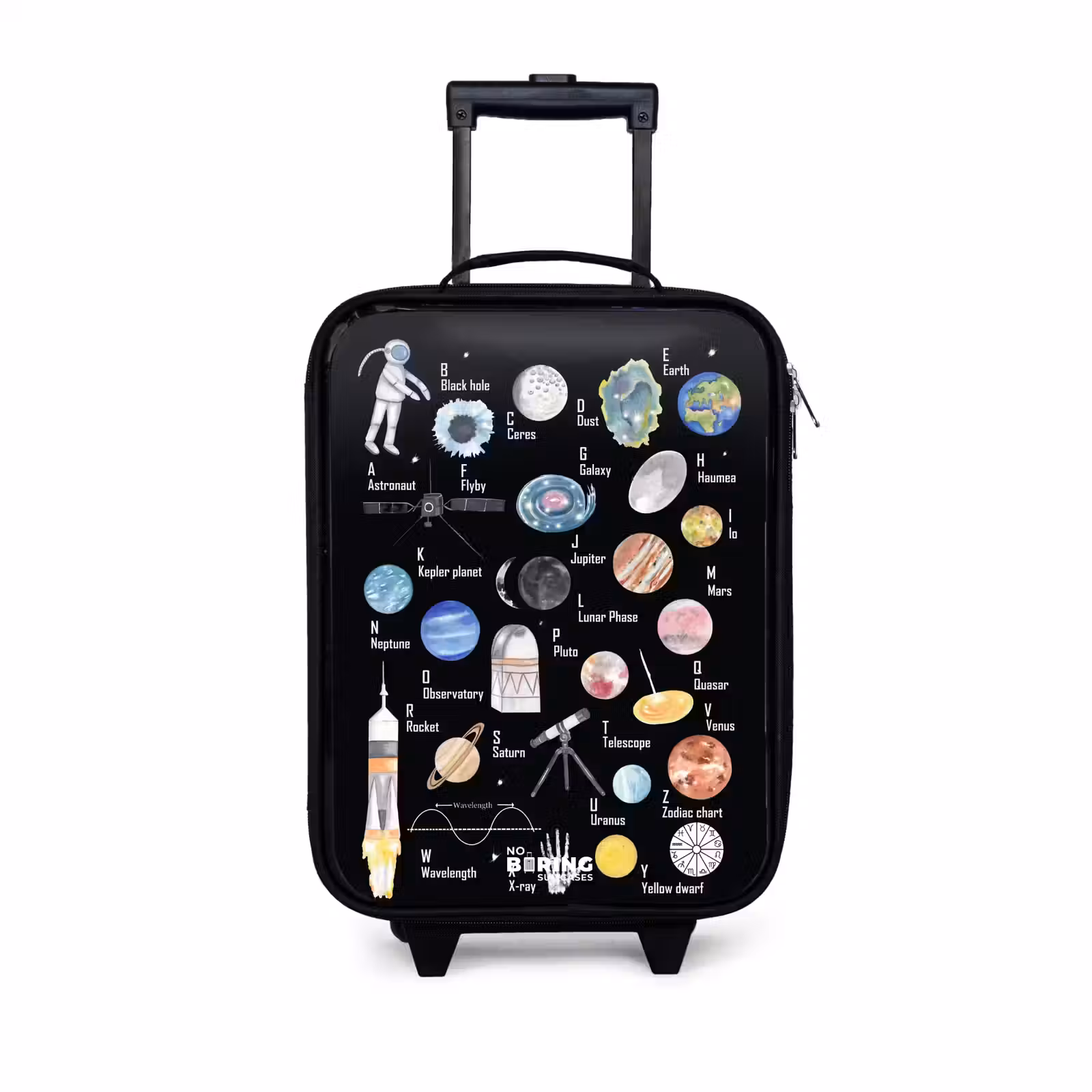 Children's suitcase - Alphabet in space theme — 1