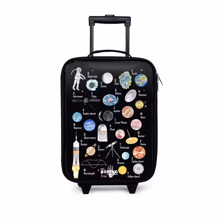 Children's suitcase - Alphabet in space theme — 1