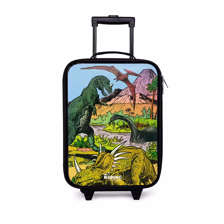 Children's suitcase - Dinos at a volcano — 1