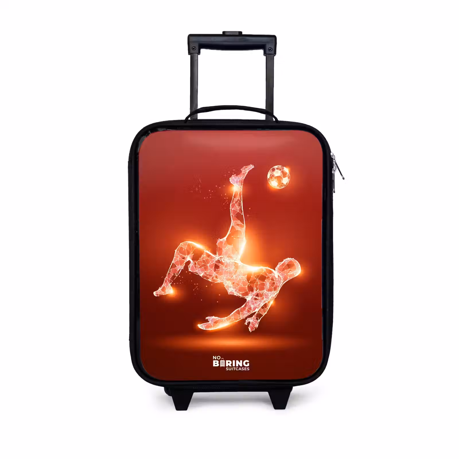 Children's suitcase - Red glowing soccer player in action — 1