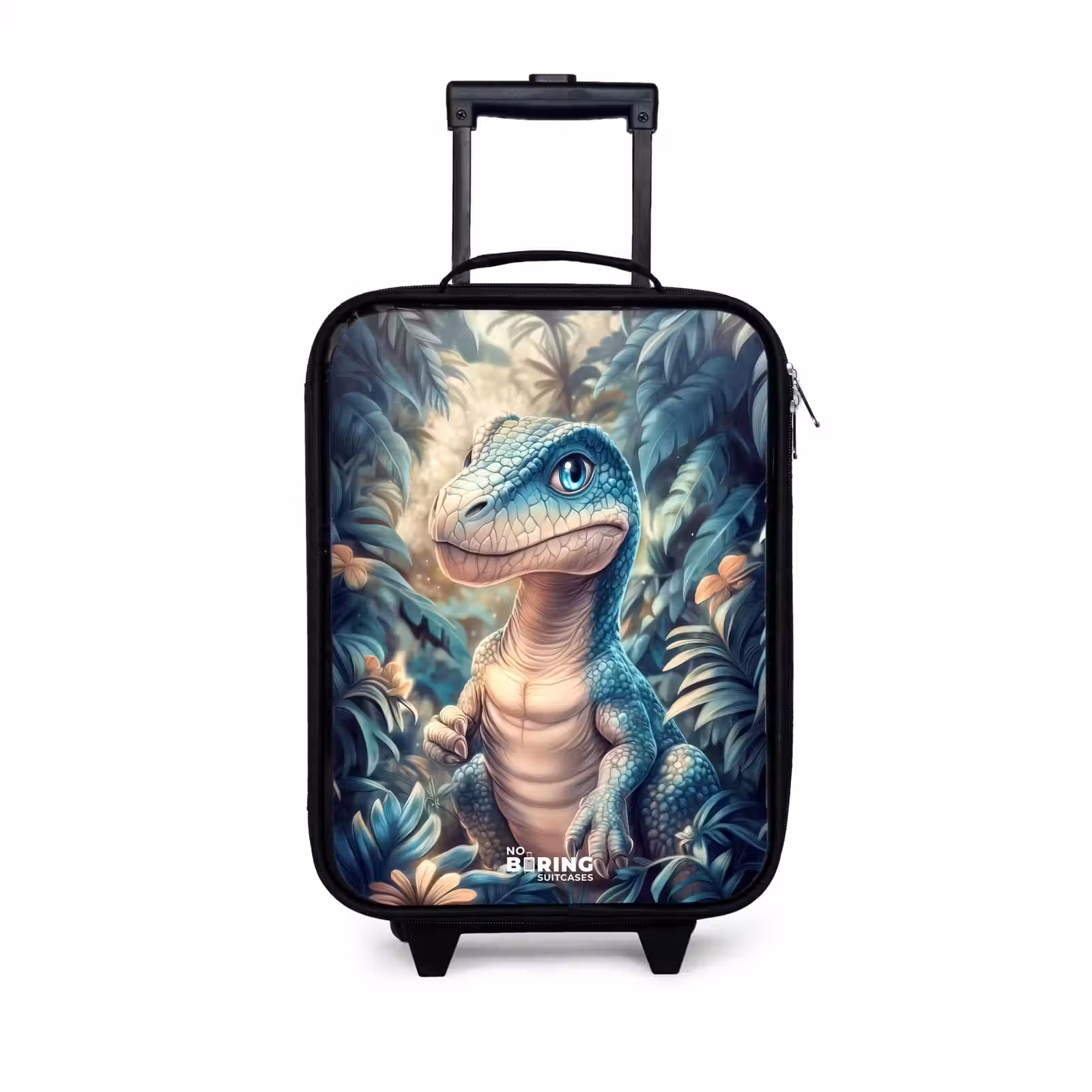 Children's suitcase - Dino in mystical jungle with moonlight — 1