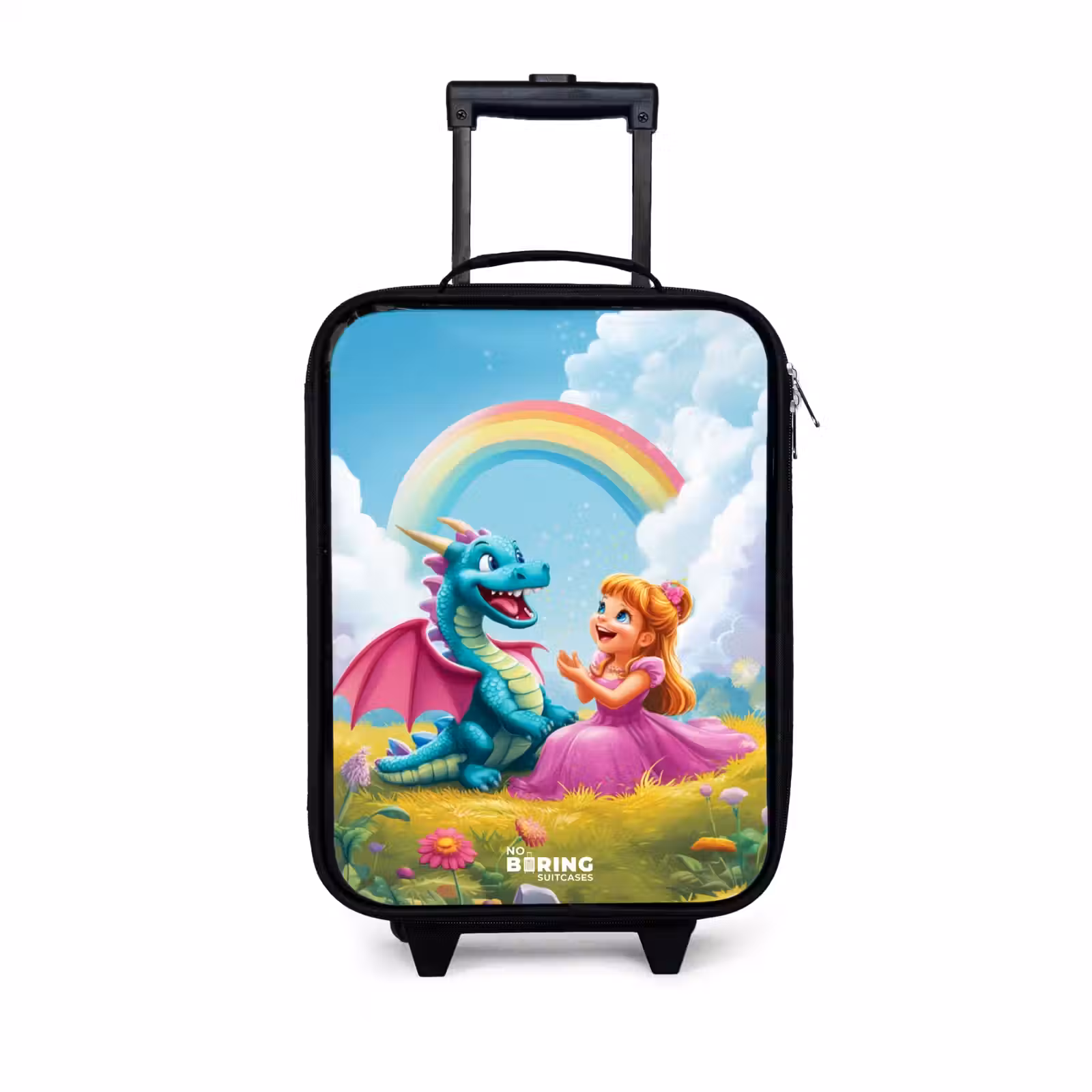 Children's suitcase - Princess and dino in a colorful world — 1