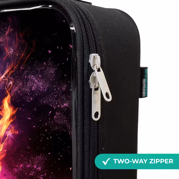 Children's suitcase - Soccer in pink fire explosion — 5