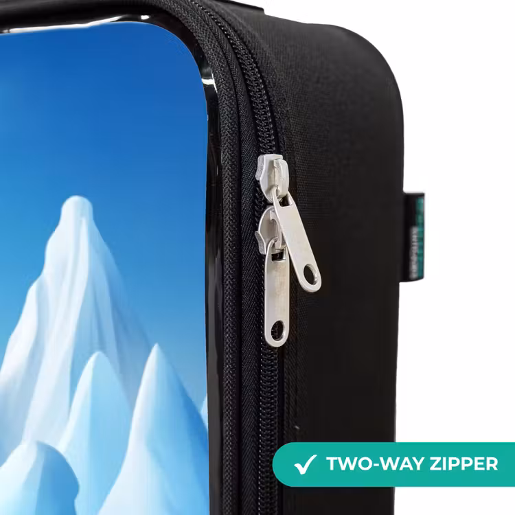Children's suitcase - Penguin and polar bear on ice floes — 5