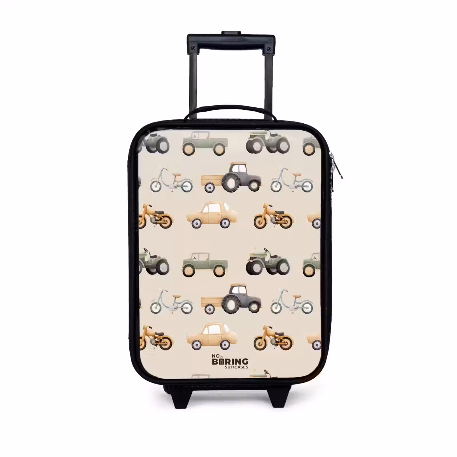 Children's suitcase - Retro vehicles pattern — 1