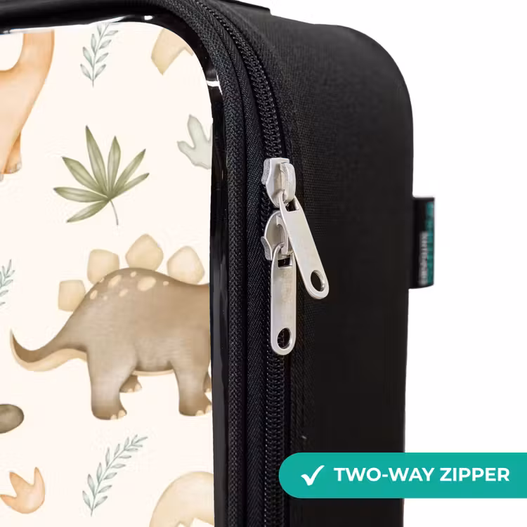 Children's suitcase - Dino pattern in pastel colors — 5