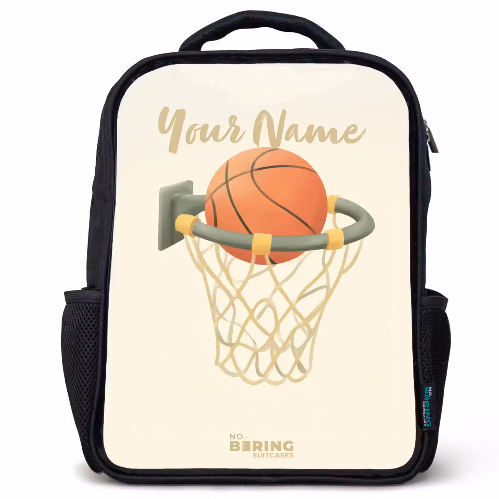 Kids backpack - Basketball in neutral colors — 1