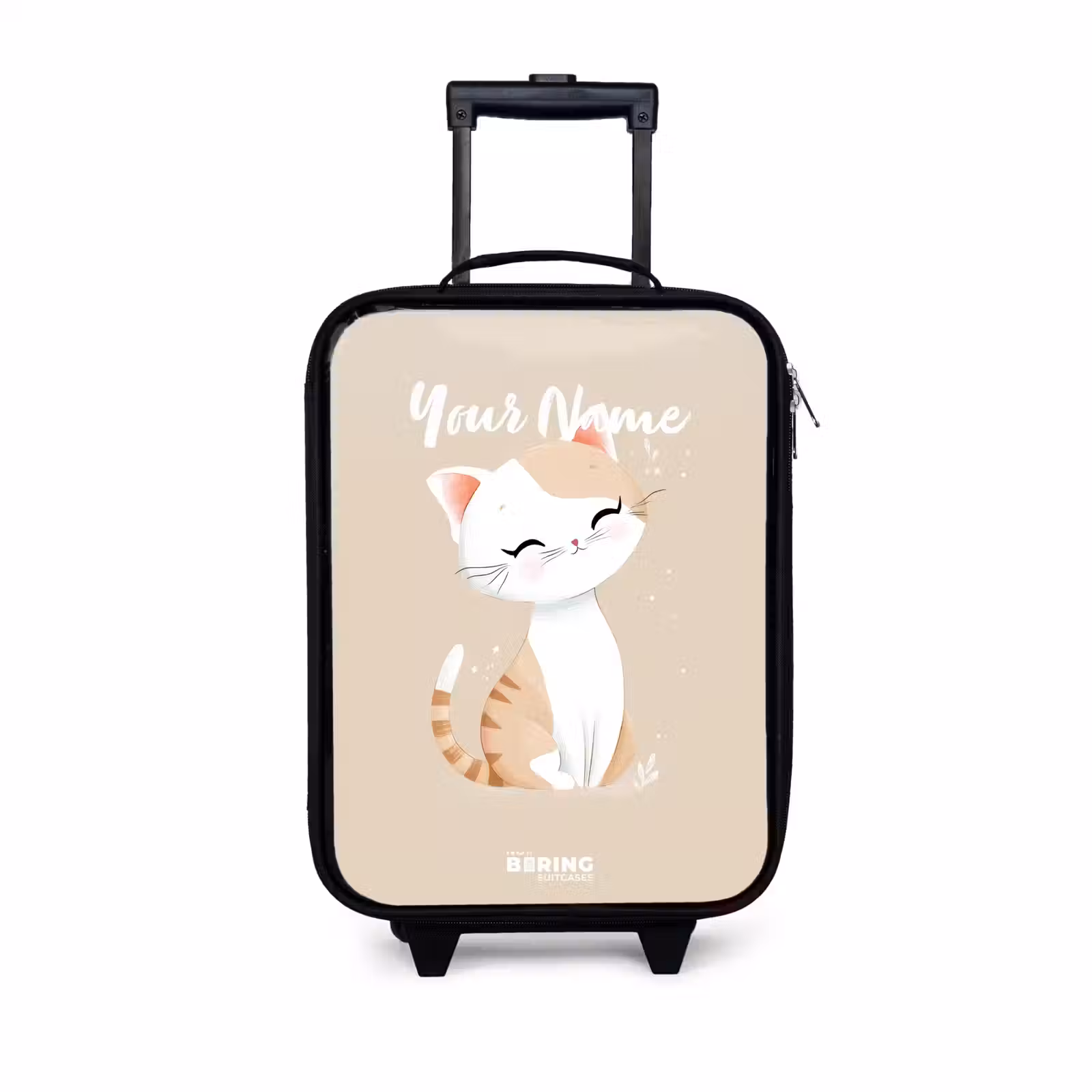 Children's suitcase - Kitten in the colors beige and white — 1