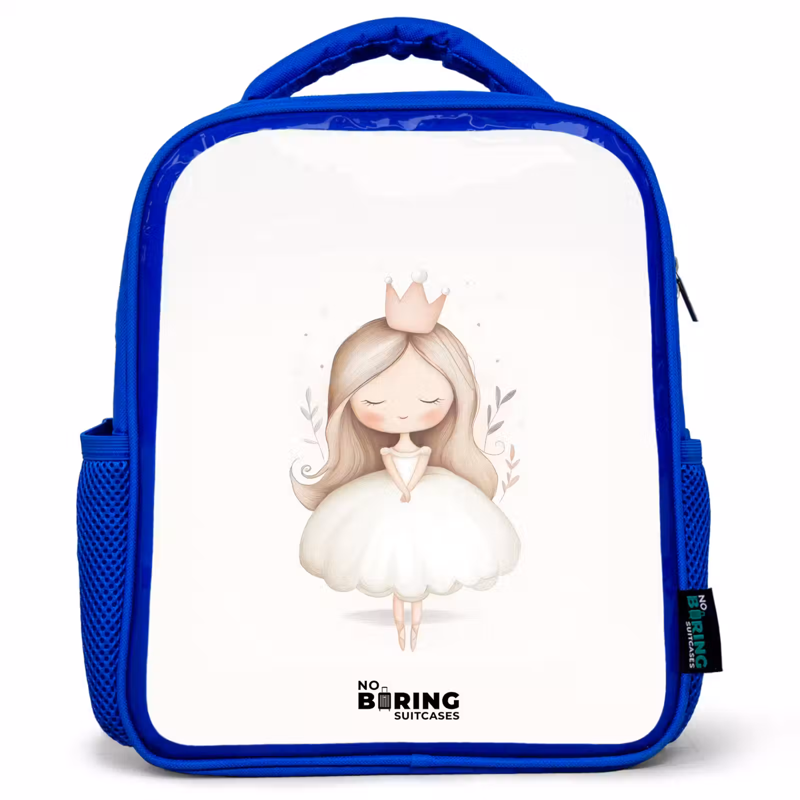 Kids backpack - Blue - Graceful princess in white — 1