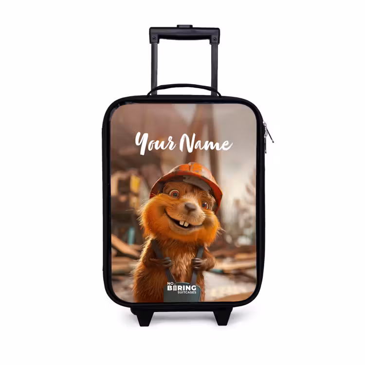 Children's suitcase - Bertus Construction Beaver — 1