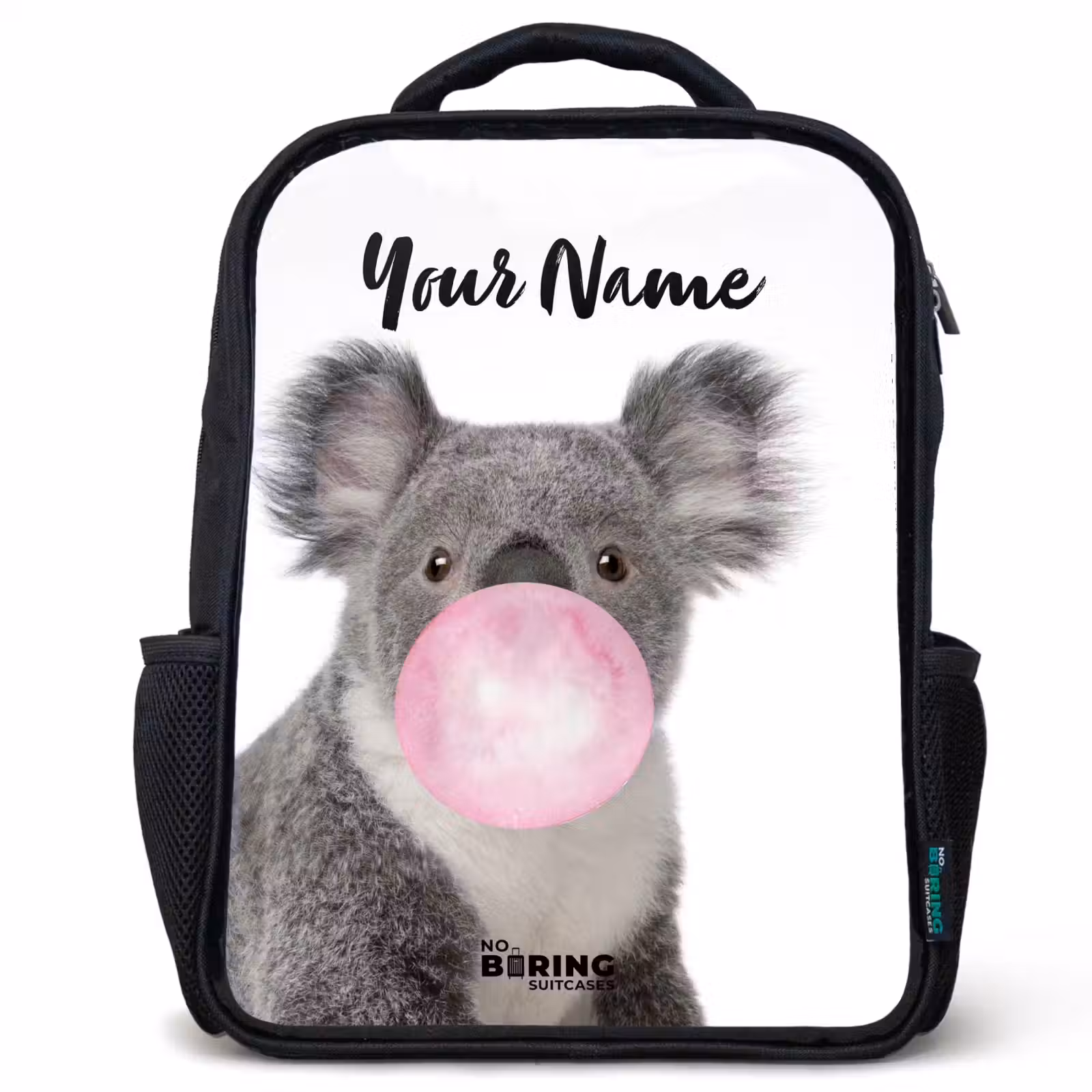 Kids backpack - Black - Chewing gum koala — 1