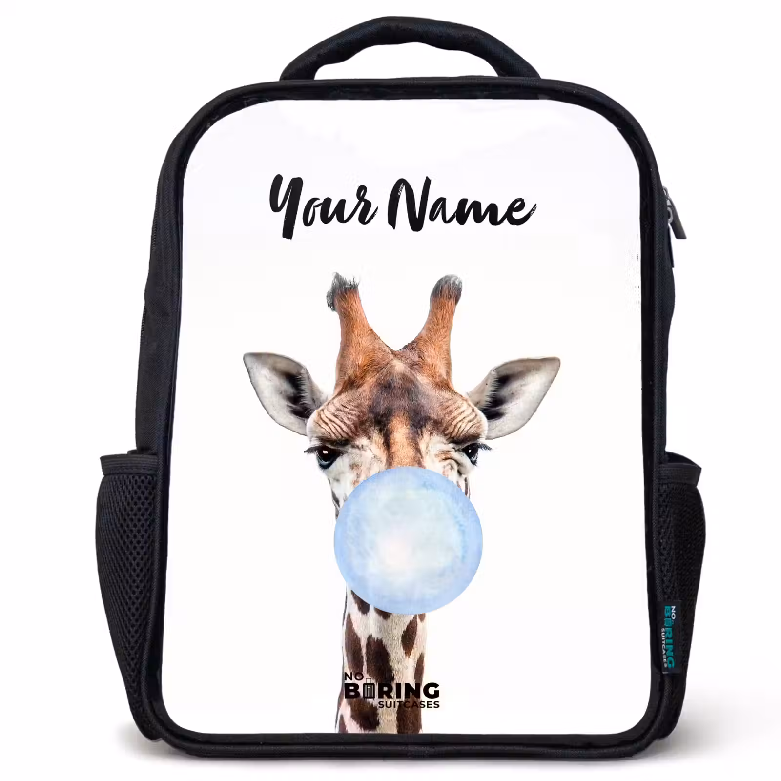 Kids backpack - Black - Chewing Kobus blue — 1