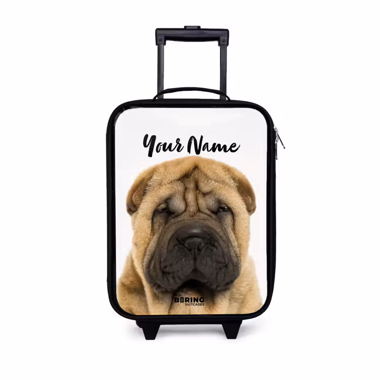 Children's suitcase - Dog with Angry Head — 1