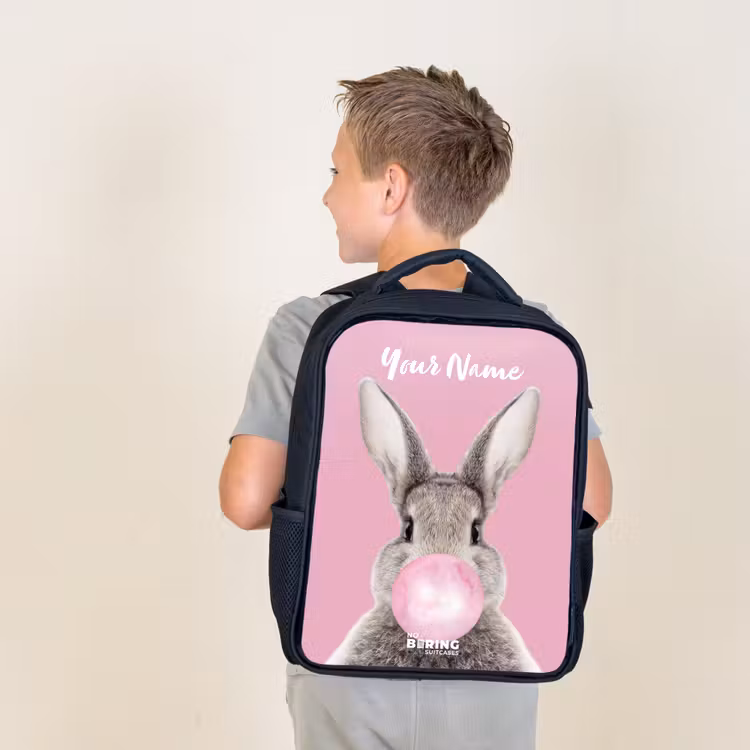 Kids backpack - Black - Chewing gnaw — 2