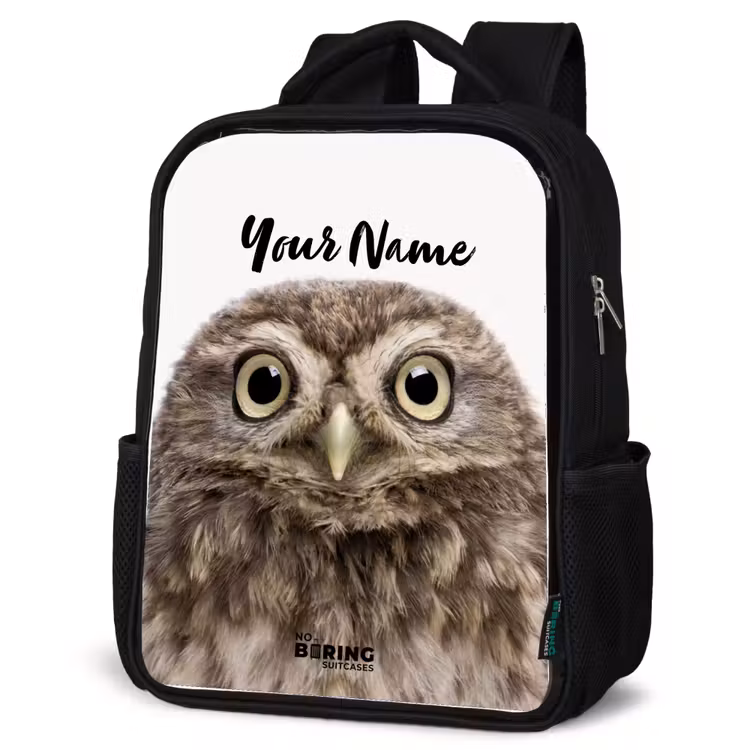 Kids backpack - Black - Ulke Owl — 4