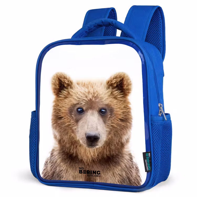 Kids backpack - Blue - Bennie Bear — 3