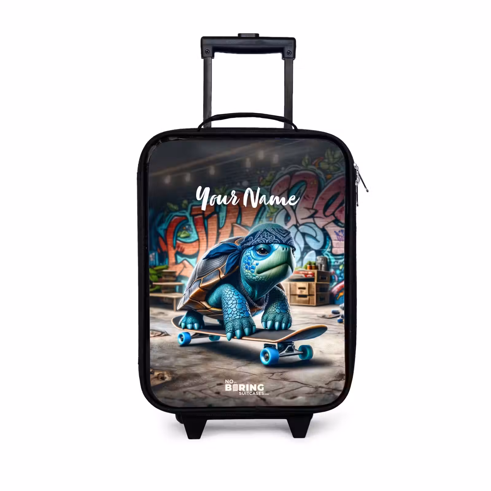 Children's suitcase - Skater turtle — 1