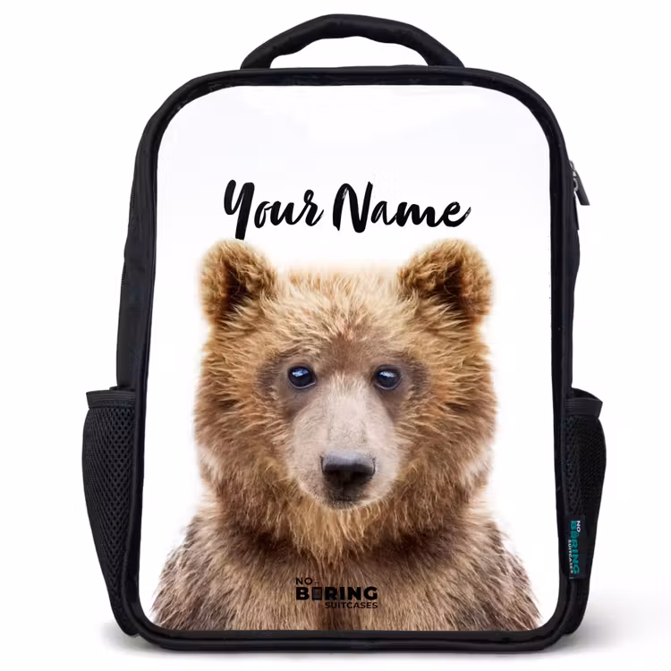 Kids backpack - Black - Bennie Bear — 1