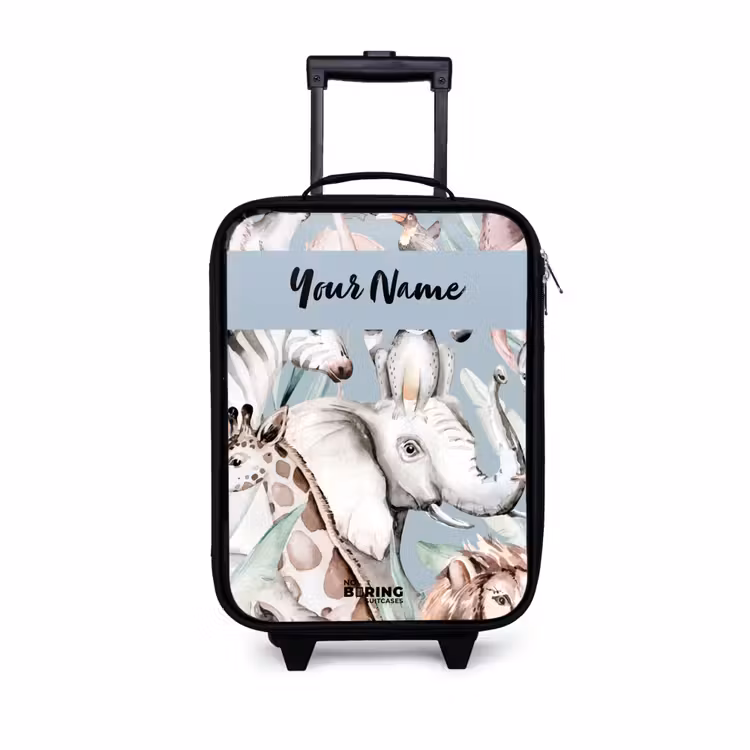 Children's suitcase - Jungle in Light Colors — 1