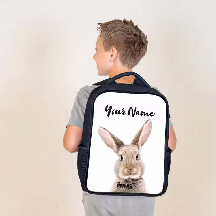 Kids backpack - Black - Koen Rabbit — 2