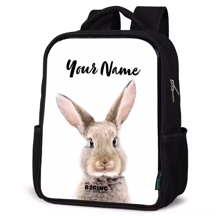 Kids backpack - Black - Koen Rabbit — 4