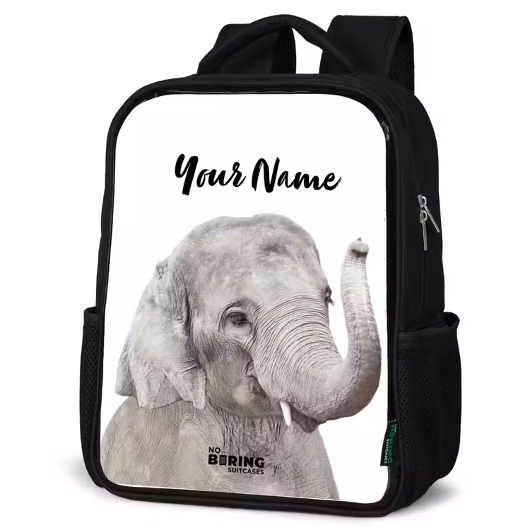 Kids backpack - Black - Oscar Elephant — 4