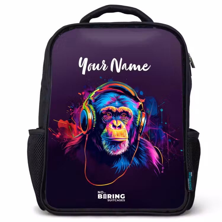 Kids backpack - Baboon Beats — 1