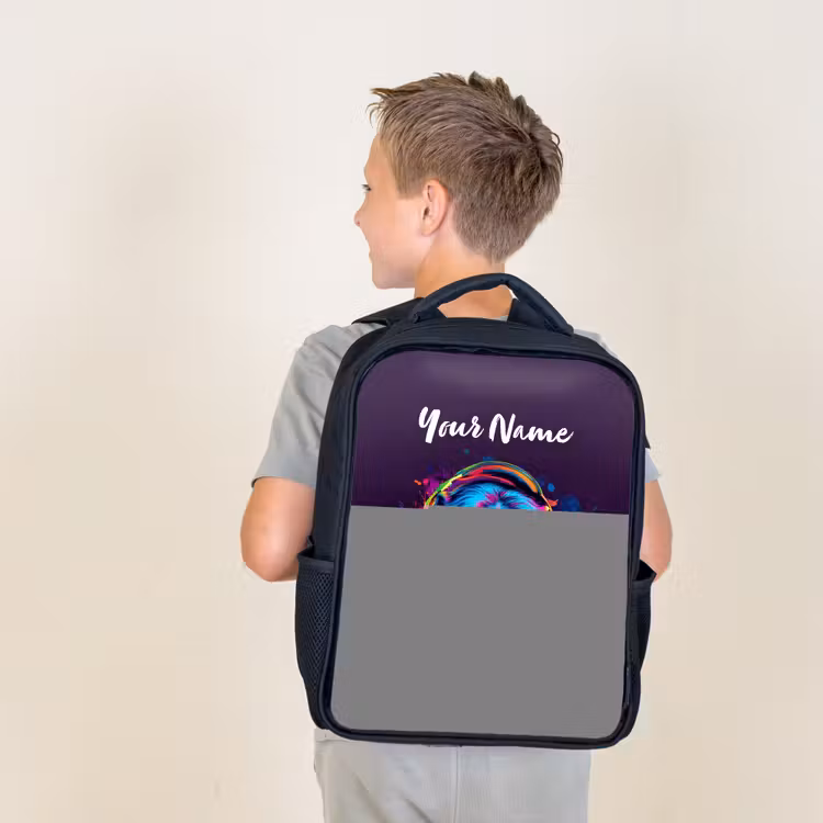 Kids backpack - Baboon Beats — 2