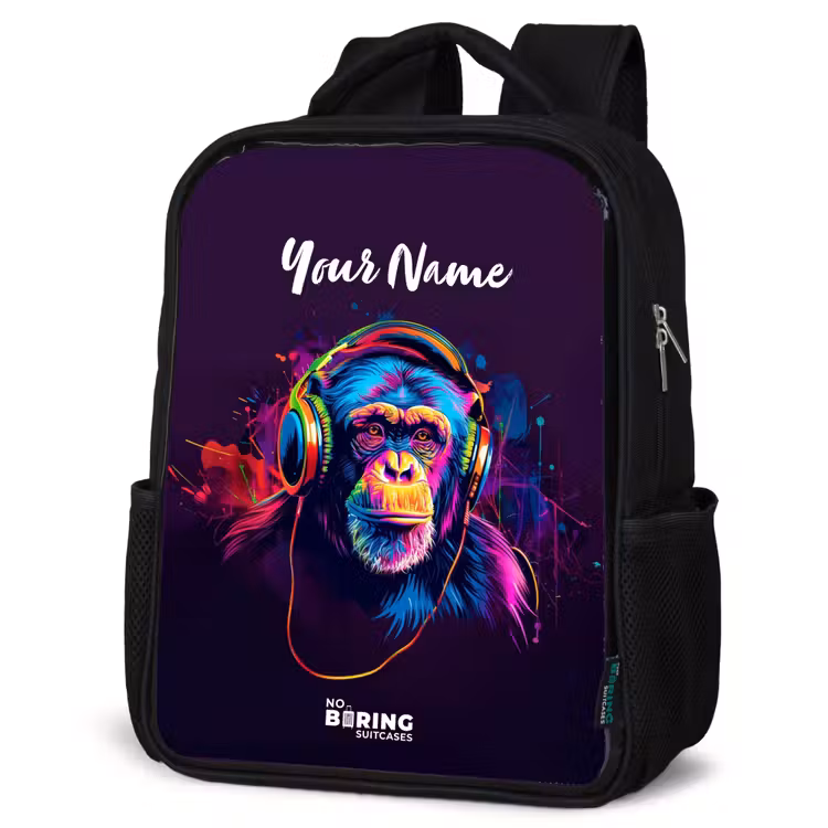 Kids backpack - Baboon Beats — 4